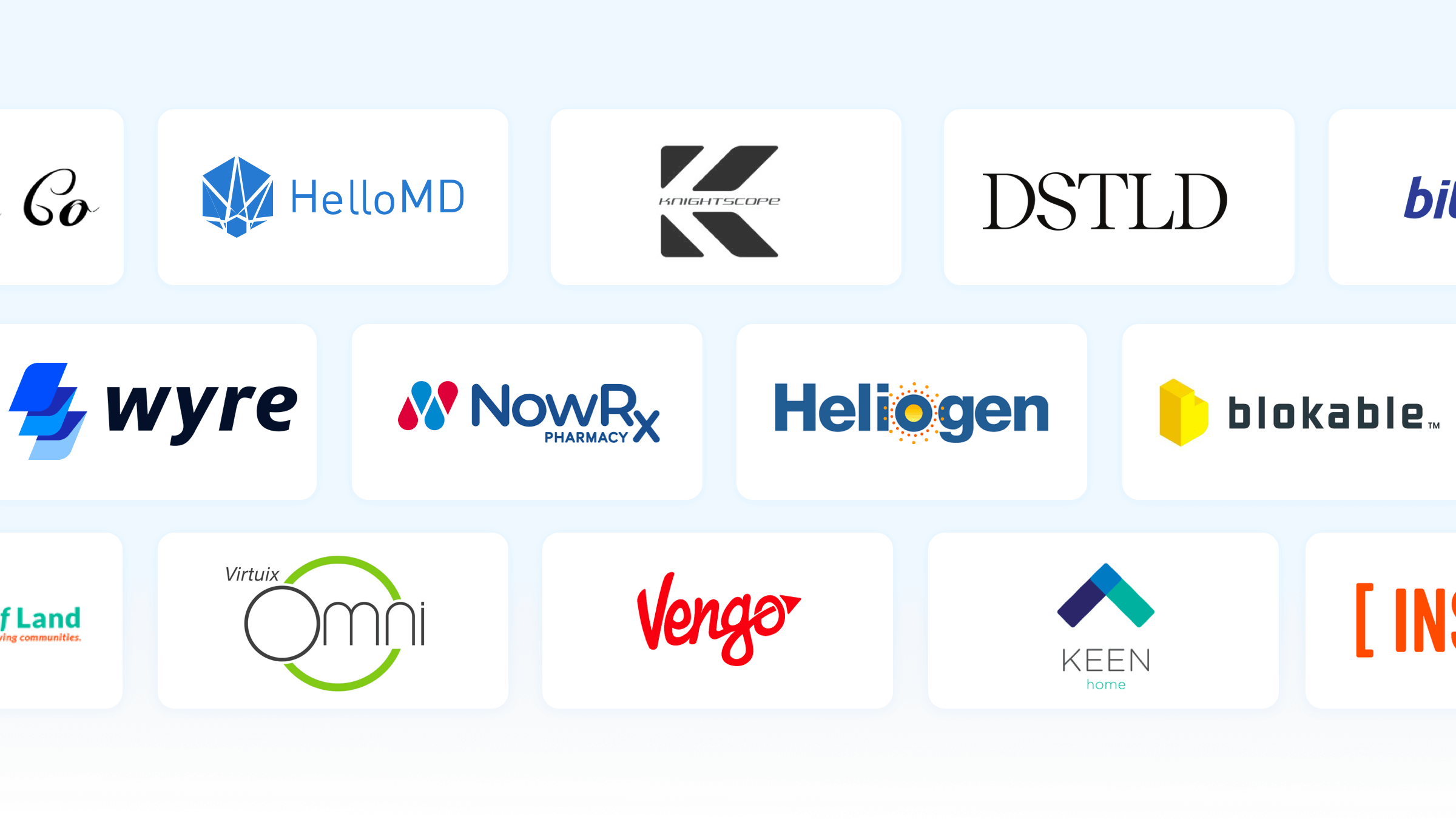 SeedInvest portfolio companies span a range of industries, from healthtech to VR, cleantech, and consumer.