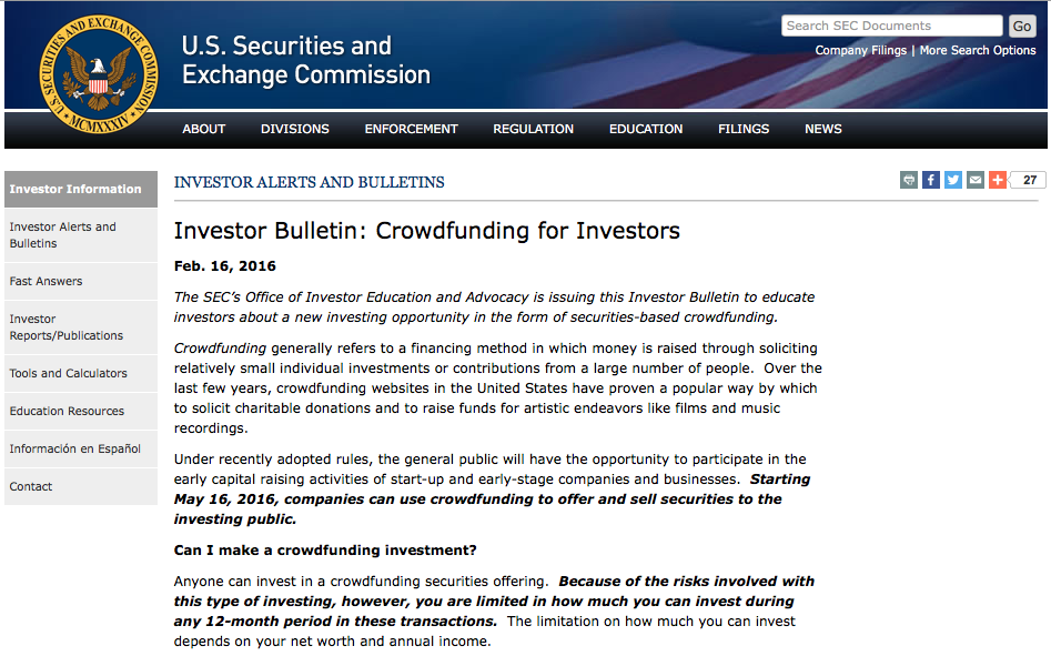 SEC Investor Bulletin